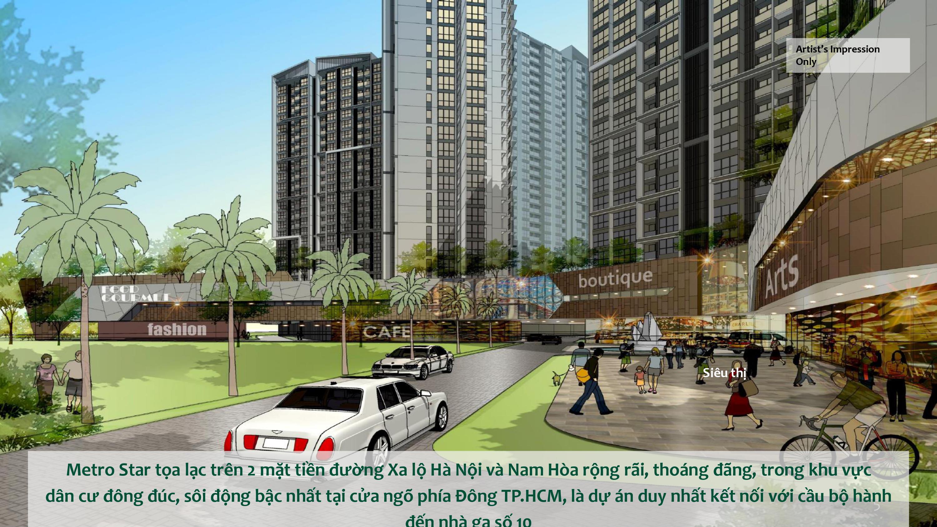 Vị trí dự án metro star